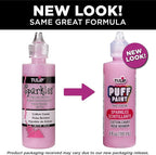 TULIP Puff Paint Sparkles Cotton Candy 4 Fl Oz - Image 5