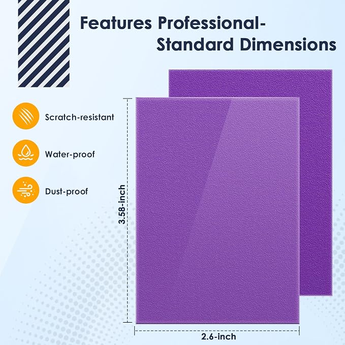 500 Pcs Card Sleeves for Trading Card, Matte Card Sleeves Deck Card Protectors - Image 3