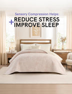 YnM King Size Linen Weighted Blanket - Image 2