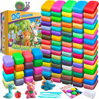 Air Dry Clay, 96 Colors Modeling Magic Clay by ESSENSON