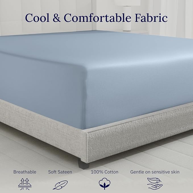 California Design Den Queen Size Fitted Sheet Only - Image 7