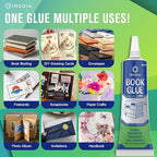Book Glue, 15ML x 2 Book Adhesive, Flexible Paper Glue - Image 6