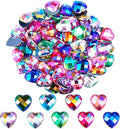 200 Pcs 12mm AB Rhinestones for Bedazzling, Rainbow Effect Craft Gems for by Unknown