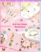 FIVEIZERO 216PCS Charms for Jewelry Making, Enamel Blacelet Charms Kit | - Image 5