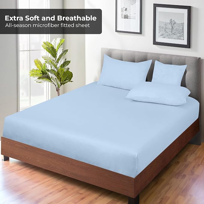 Royale Linens Fitted Sheet Twin XL - Image 4