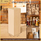 16PCS Basswood Carving Blocks, Carving Wood Blocks - Image 2