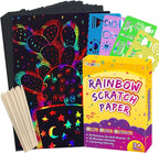 FUNNYB&G Rainbow Scratch Paper Art by FUNNYBG