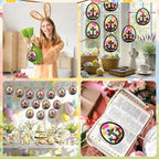 Eersida 32 Sets Easter Egg Cross Suncatchers Craft Kit, He is Risen DIY - Image 6