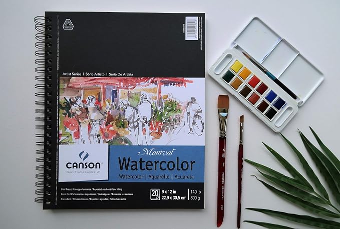 Canson Artist Series Montval Watercolor Paper, Wirebound Pad, 10x15 inches - Image 5