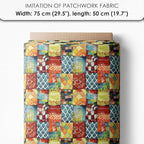 Patchwork Boat Cotton Fabric Panel – Six 10×10 inch Designs + Bonus 29.5×19.6 - Image 7