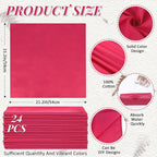 Suhine 100% Cotton Solid Bandanas Blank Bandanas Multifunctional Headband Scarf - Image 2