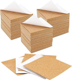 Self-Adhesive Cork Square, Allazone 120 Pack 10 x 10CM Cork Backing Sheets by Allazone