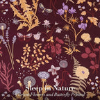 Yiran Queen Comforter Set 7 Piece, Burgundy Floral Bedding Set, Bed in a Bag - Image 4