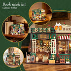 Book Nook, Beer Shop DIY Miniature House Kit - Image 2