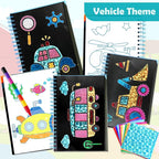 FUNNYB&G Foil Art Craft Kit for Boys 4-10 Years Old: Mess-Free & No-Glue - Image 7