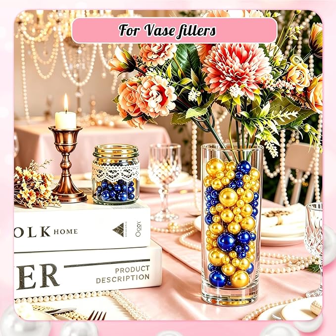 2000PCS Pearls for Crafting, Candles Centerpiece, DIY Crafts, Jewelry Making - Image 5