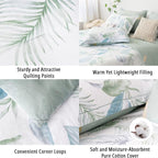 LEMIROE Botanical Cotton Comforter King Size - Image 5