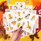 BulbaCraft Giraffe Stickers for Water Bottle, Scrapbooking, Laptop Decals — - Image 8
