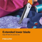 Fiskars SoftGrip Pinking Shears, 8 Inch Fabric Scissors - Image 5