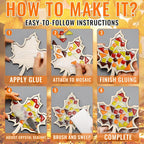 Honeydak 6 Sets DIY Glass Mosaic Tiles - Image 3