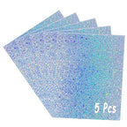 Glitter Acrylic Sheets, 7.87"x7.87", Translucent Cast Acrylic, by FaeliKnise-BringFairytoLife