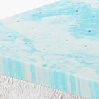 OLIXIS Gel Memory Foam Mattress Topper, Queen 3 Inch, Cooling Gel Infused Soft - Image 7