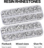 11000PCS Silver Clear Rhinestones - Image 3