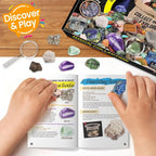 EDUMAN Rock Collection for Kids, 12 Specimens Box + 700g Real Crystals & - Image 2