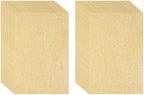 PATIKIL Light Gold Shiny EVA Glitter Foam Sheet 11 x 8 Inch 2mm Thick Sparkle by PATIKIL