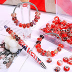 European Large Hole Spacer Charm Beads - Image 2