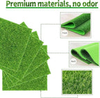 8 Pcs 6 X 6 Inch Fake Grass Decor - Image 3