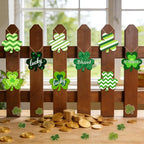 36PCS Wooden Shamrock Ornaments to Paint St. Patrick's Day Decorations - Image 6