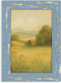 puthiac 5x7 Rustic Farmhouse Picture Frame, Denim Blue, 1 Pack | Distressed MDF by PUTHIAC