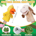 RoundFunny 4 Pcs Hand Puppet Animal - Image 2