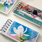 KOVIEDE 100% Cotton Watercolor Paper Pad 3 Pack Cold Press 140lb/300gsm Spiral - Image 7