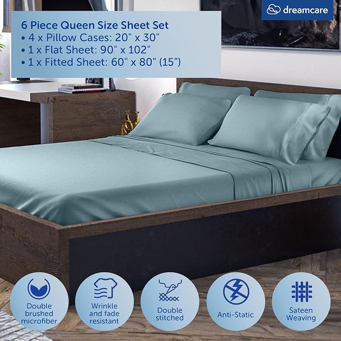 DREAMCARE Queen Sheet Set - Image 3
