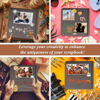 Joyberg Scrapbook 80 Pages, Scrapbooking Supplies 8 x 8 In, Scrapbook Album - Image 6