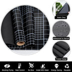 HIDBEA Blackout Window Film, 100% Light Blocking Room Darkening Window Privacy - Image 3