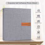 Popotop Large Photo Album Self Adhesive 4x6 5x7 8x10 Scrapbook Album DIY - Image 2