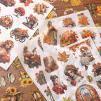 Scrapbook Stickers 20 Sheets 240 Pre-Cut Washi Stickers - Image 7