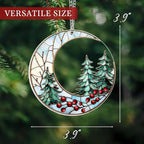 2026 Christmas Ornaments, Christmas Tree Ornaments Acrylic, Faux Stained Glass - Image 7
