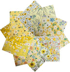 HANPATQUI 50PCS 5 x 5 inch 100% Cotton Fat Quarters Fabric by HANPATQUI