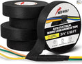 RED WOLF Wiring Harness Tape High Temp Wire Cable Loom Self-Adhesive Fabric Tape by REDWOLF