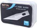 120 pack #11 Hobby Blade Refill, Exact-To Knife Steel Replacement Blades by NOVA