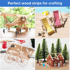 30 Pieces Balsa Wood Sticks 1/2 x 1/2 x 12 Inch Wood Strips Balsa Square Wooden - Image 6