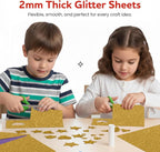 Self-Adhesive Glitter EVA Foam Sheets - Image 4