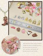YETOOME 60pcs Western Cowboy & Cowgirl Charms - Image 4