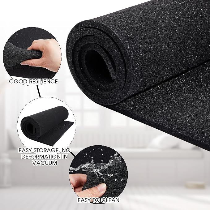 Amylove 1 Pack Polyurethane Foam 2" x 24" x 72" High Density Cushion Upholstery - Image 3