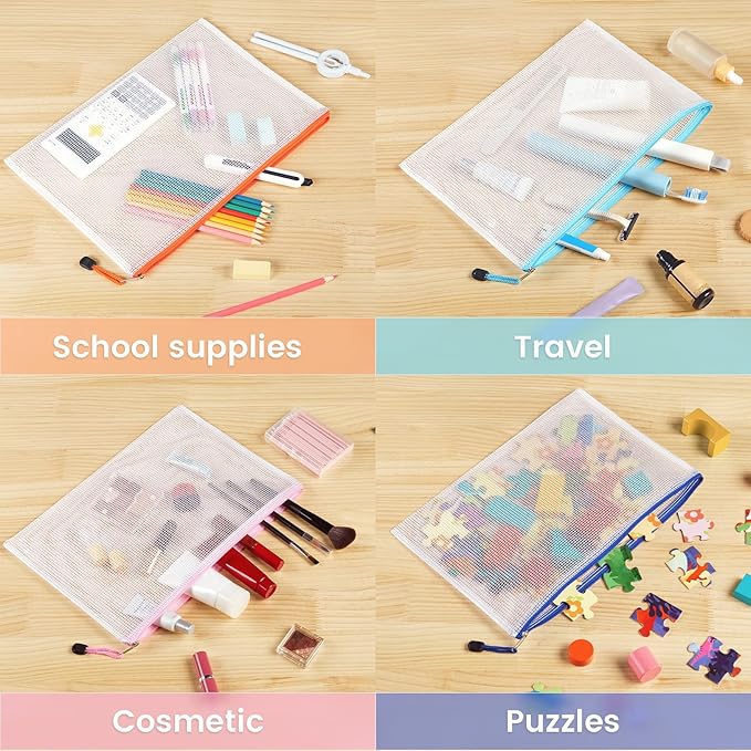 Sooez 36 Pack Mesh Zipper Pouch - Image 5