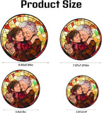Personalized Grandma Stained Glass Sun Catcher, Custom Photo Family Portrait - Image 7